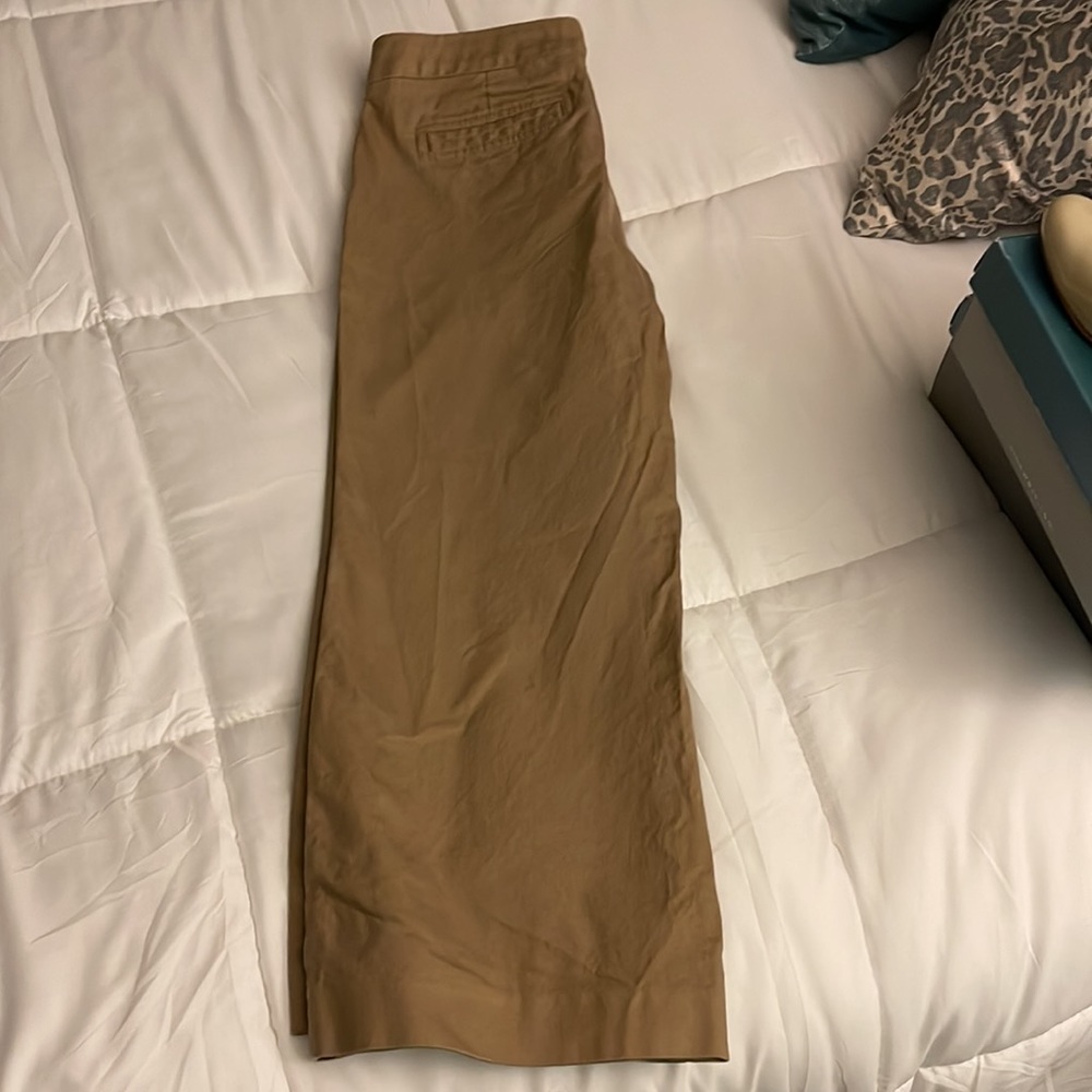 Mocha Capri pants heavy cotton size 6
